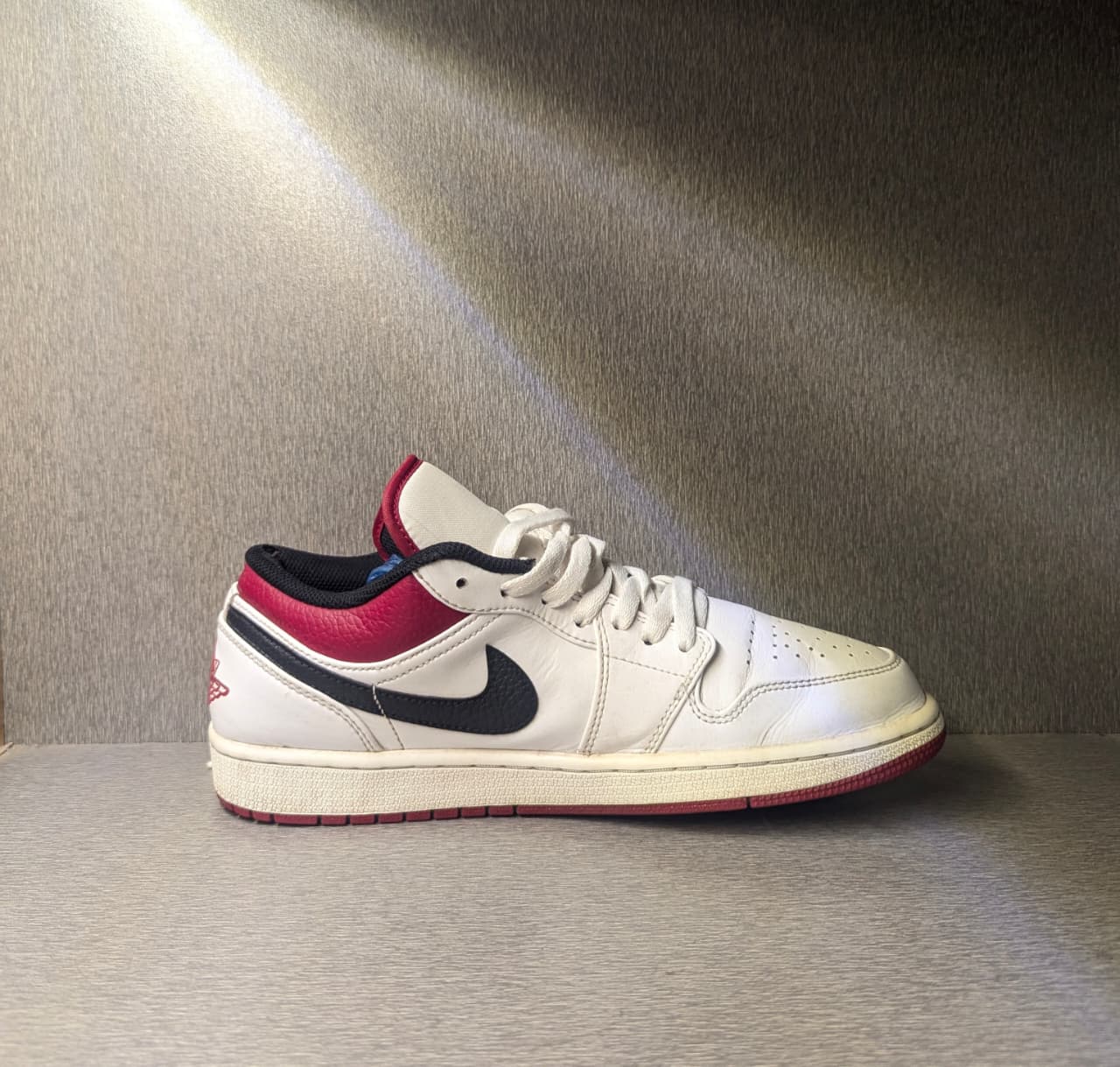 Nike Air Jordan 1 Low Gym Red and White sneakers