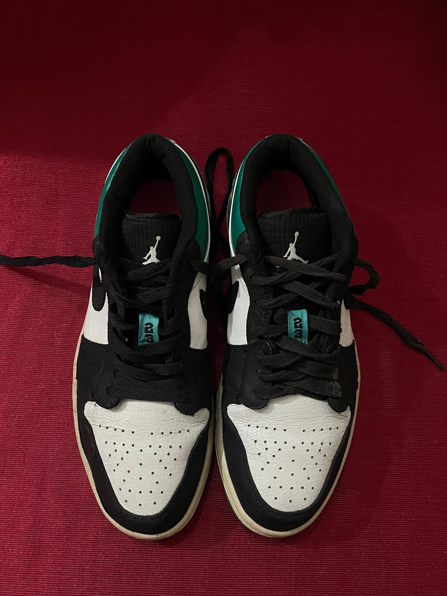 NIKE AIR JORDAN 1 RETRO LOW MYSTIC GREEN🥶