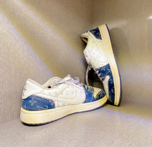 NIKE AJ1 X LOUIS VUITTON X TRAVIS(RARE🔥)