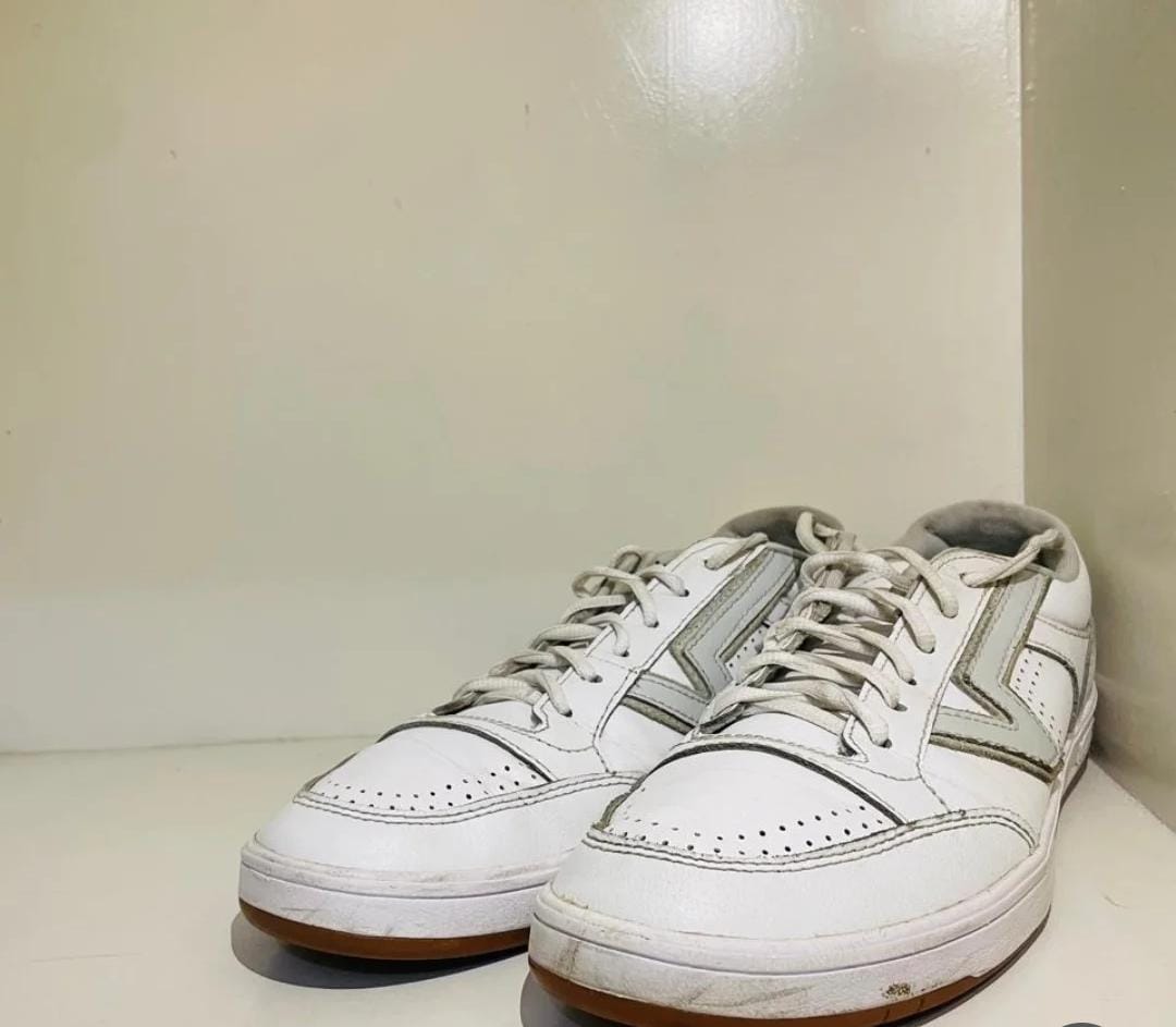 VANZ LOWLAND CC WHITE LEATHER TRAINERS