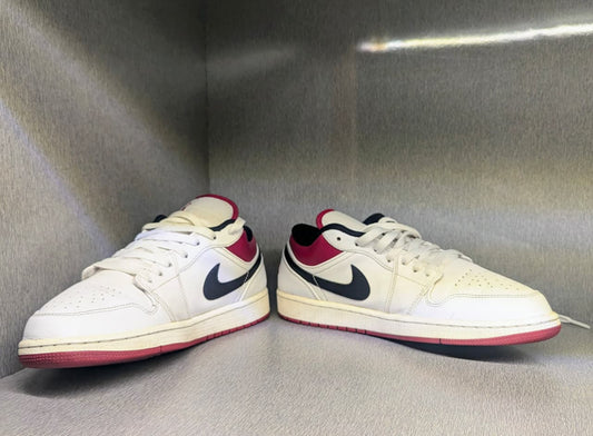 Nike Air Jordan 1 Low Gym Red and White sneakers