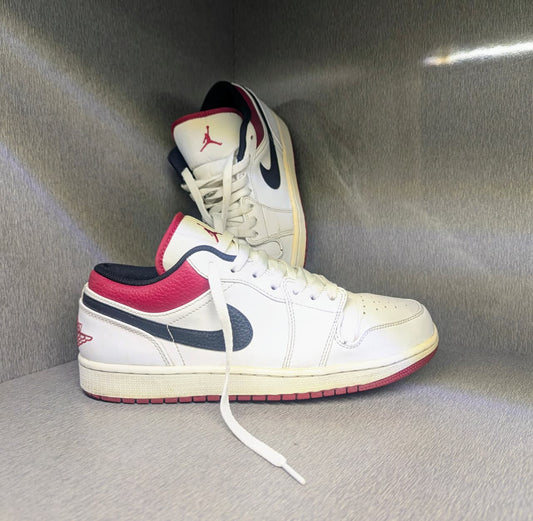 Nike Air Jordan 1 Low Gym Red and White sneakers